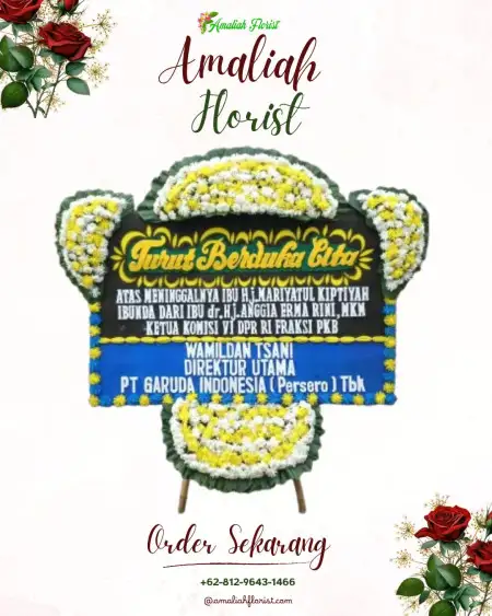 Papan Bunga Duka Kikim Tengah